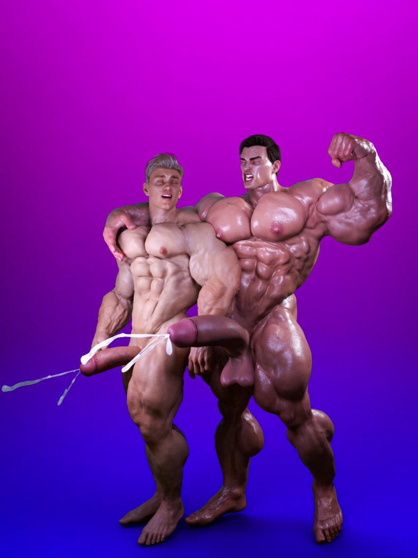 3d7fantasy 3d_(artwork) abs biceps bodybuilder cum cum_on_body cum_on_lower_body cum_on_muscles cum_on_penis cum_on_self cum_on_upper_body cumming cumshot gay gay_sex growthcomics hyper hyper_balls hyper_genitalia hyper_muscles hyper_penis hyper_testicles male male_focus male_only muscle muscles muscular muscular_arms muscular_ass muscular_back muscular_legs muscular_male muscular_thighs nipples pecs veins veiny_penis