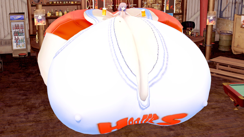 1girls 3d alcohol ass ass_cleavage beer big_ass big_breasts big_butt butt_crack cleavage clothed clothing colossal_ass colossal_breasts danganronpa danganronpa_2:_goodbye_despair enormous_ass enormous_breasts female female_only full_body fully_clothed gigantic_ass gigantic_breasts gigantic_butt grey_hair hooters hooters_uniform hourglass_figure huge_ass huge_breasts huge_butt human hyper hyper_ass hyper_breasts jinvin koikatsu large_ass large_breasts looking_at_viewer massive_ass massive_breasts massive_butt nanami_chiaki nipples_visible_through_clothing revealing_clothes short_hair smooth_skin solo solo_female solo_focus thick_thighs thunder_thighs voluptuous waitress wide_hips