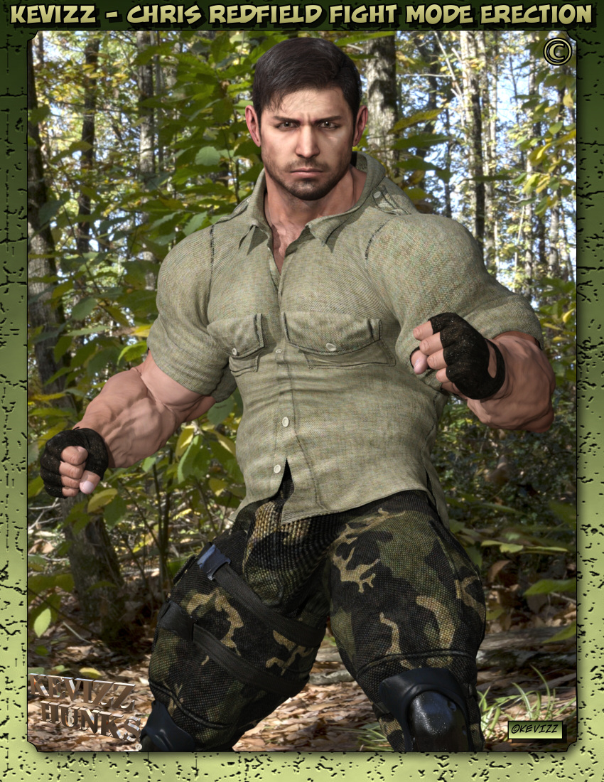 Chris Redfield (Resident Evil) Rule 34 Image
