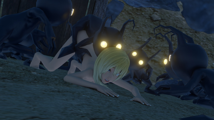 3d ambiguous_penetration blonde_hair bukkake disney female heartless kimuraxv kingdom_hearts namine rape shadow square_enix