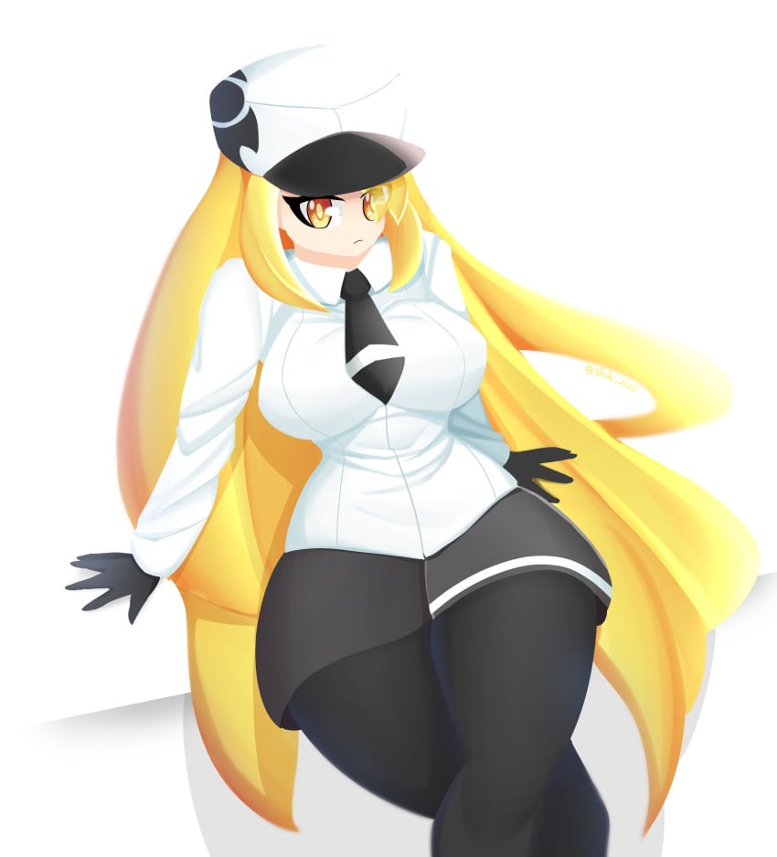 alaki_zezo big_ass big_breasts bottom_heavy child_bearing_hips geoexe gwain_(gwain_saga) gwain_saga hat hourglass_figure huge_ass huge_breasts huge_thighs long_hair short_skirt stockings sweater teacher thick thick_thighs thin_waist thunder_thighs tie wide_hips