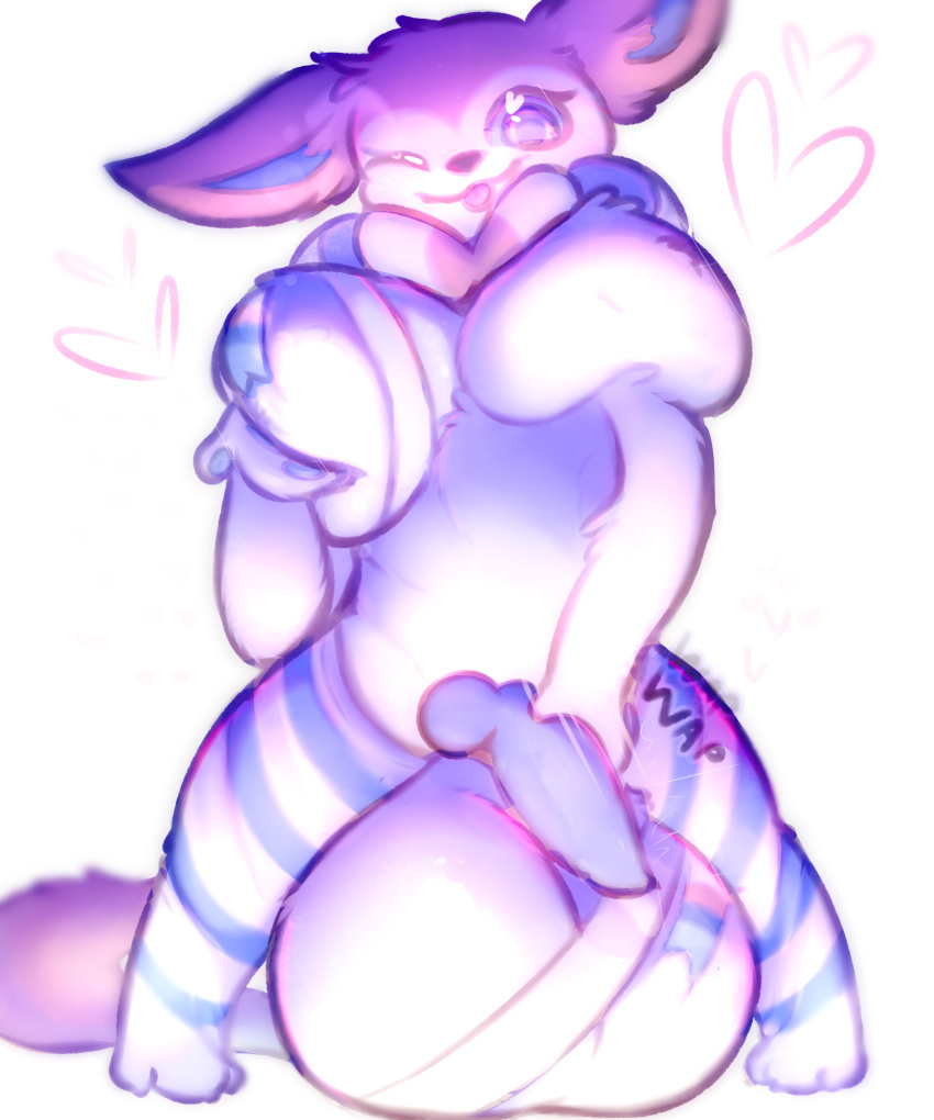 <3_eyes 1futa 2021 anthro anthrofied balls big_balls big_breasts blep breast_fondling breast_grab breast_play breasts clothing eeveelution fan_character fatal_dx fondling fondling_self fur futa_only futanari genitals gynomorph hand_on_breast heart hi_res huge_balls huge_breasts hyper hyper_balls hyper_genitalia intersex knot legwear looking_down masturbation nintendo one_eye_closed oversized_balls penis pokémon_(species) pokemon pokemon_(species) ribbons_(moron_ribbons) smile stockings sylveon text tongue tongue_out video_games