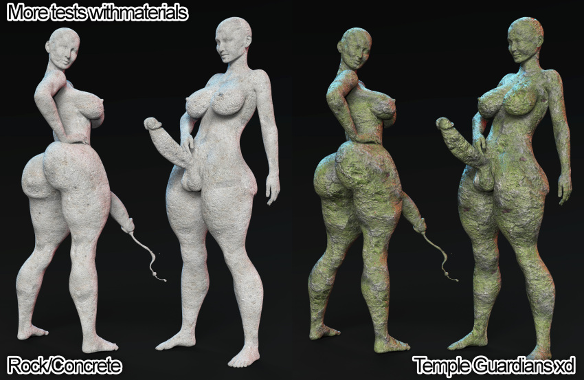 1futa 3d ass balls big_ass big_breasts big_butt big_penis breasts bubble_butt concrete cum cum_explosion cumshot dat_ass daz_studio dickgirl ejaculation elemental_creature elemental_humanoid erection futa_only futanari intersex large_penis living_object living_statue misuzalha3d monster_girl moss mossy nipples nude penis render rock statue thick_thighs veiny veiny_penis wide_hips