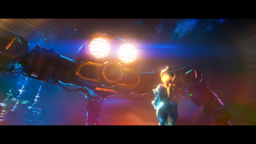 3d clothed diag34k huge_ass princess_rosalina screenshot_edit sideboob super_mario_bros. thick_thighs