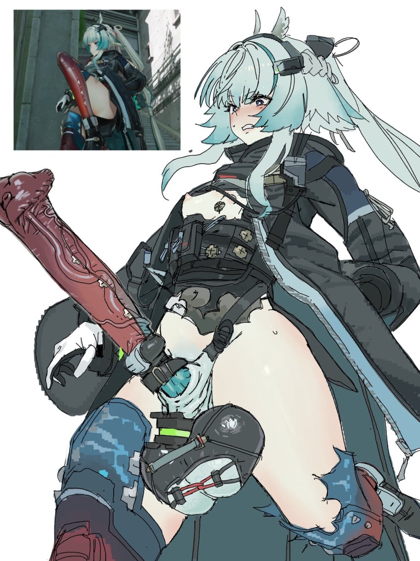 animal_genitalia arcane_(arknights:_endfield) arknights:_endfield futanari victim_alice