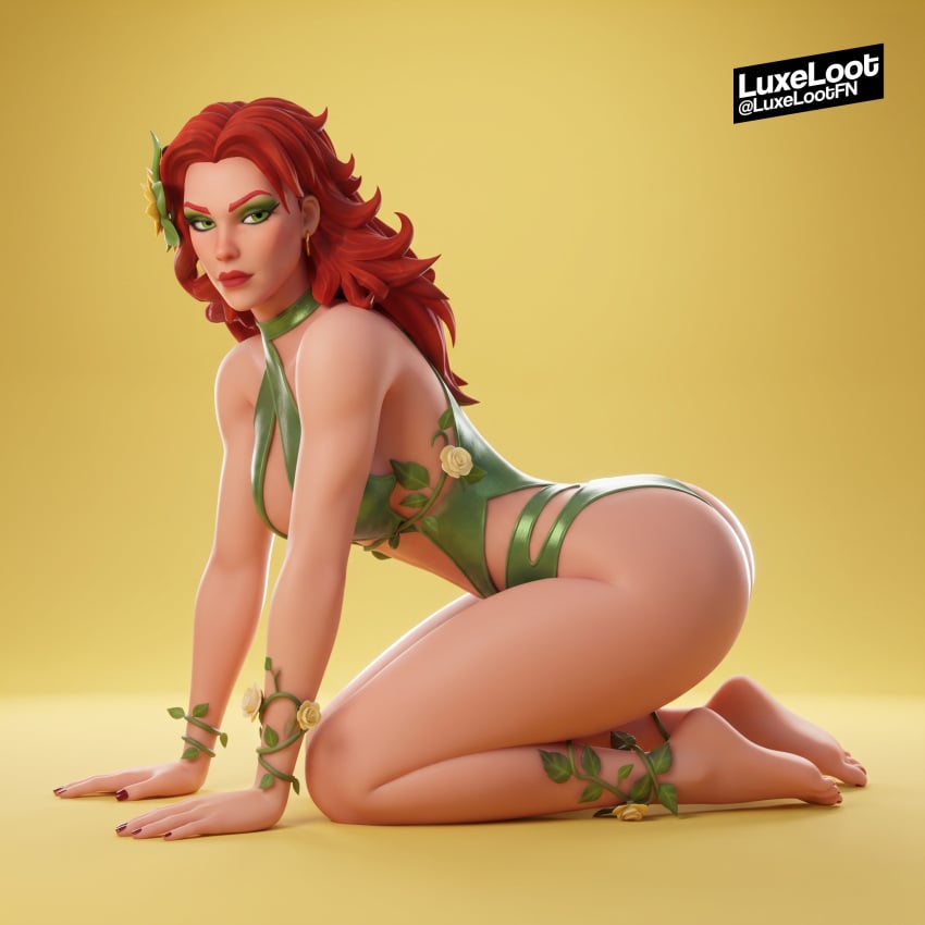ai_generated big_ass big_butt bubble_ass bubble_butt fortnite fortnite:_battle_royale poison_ivy poison_ivy_(fortnite) redhead redhead_female