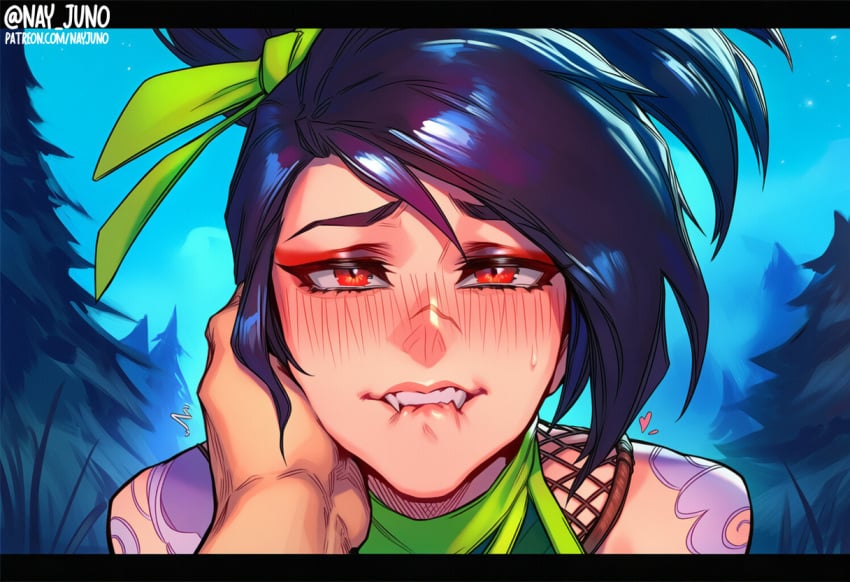 1girl 1girl1boy 1girls ai_assisted ai_generated akali akali_jhomen_tethi league_of_legends league_of_legends:_wild_rift nay_juno riot_games sett sexy sexy_pose