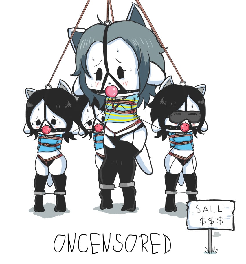 bdsm bdsm_gear bondage female_only femsub oncensored sale shop temmie temmie_(undertale) undertale video_games