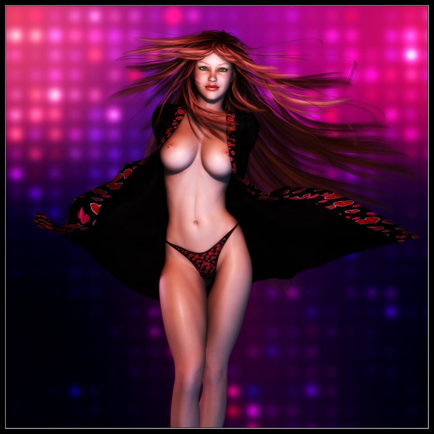 1girls 3d 3d_(artwork) cyclone_(dc) dc dc_comics exgemini female female_only jsa justice_society_of_america maxine_hunkel solo superheroine uncensored