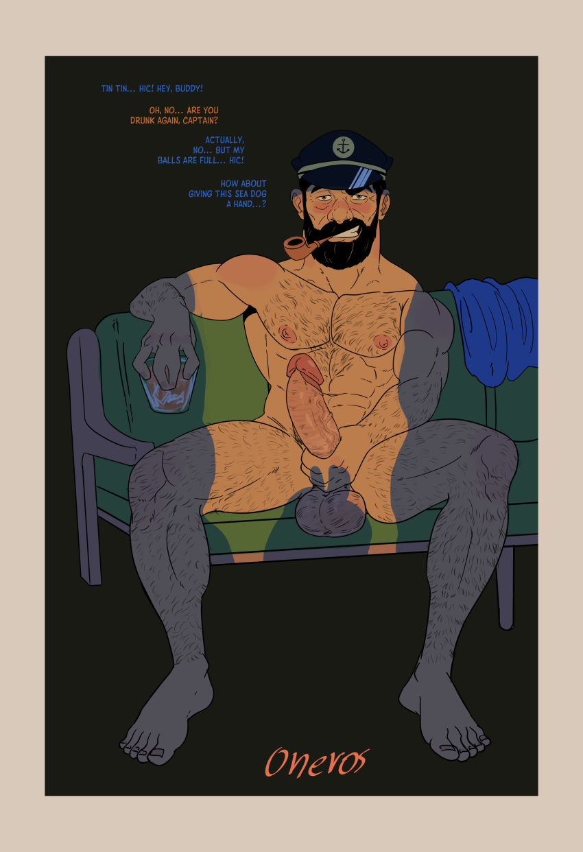 Captain Haddock (The Adventures Of Tintin) Rule 34 Image
