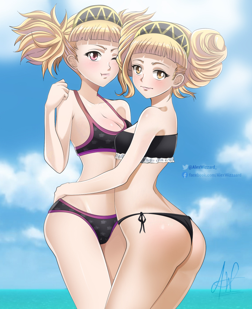 2girls alex_wizzard alvitr_(shuumatsu_no_valkyrie) beach blonde_hair bubble_ass bubble_butt female_only first_porn_of_character grabbing_ass grabbing_butt hervor_(shuumatsu_no_valkyrie) hlokk_(shuumatsu_no_valkyrie) multiple_girls orange_eyes pressing_breasts_together record_of_ragnarok red_eyes short_hair shuumatsu_no_valkyrie sisters small_breasts thick_ass twin_sisters twins