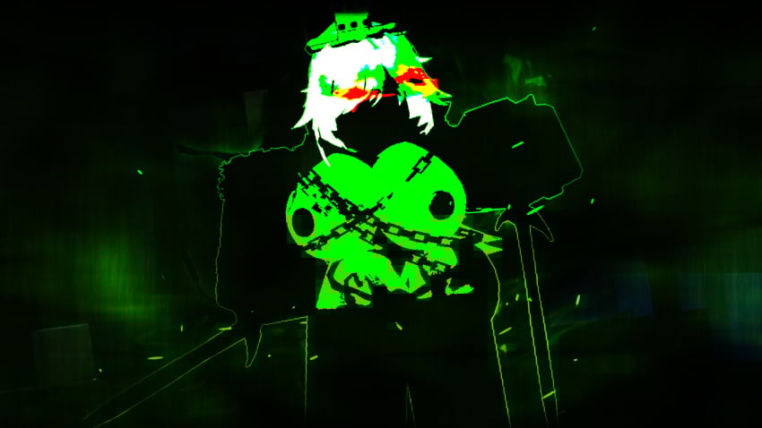 1female 1x1x1x1 1x1x1x1_(forsaken) 3d betrayed_1x1x1x1 breasts_out chains female_focus female_only forsaken forsaken_(roblox) long_hair roblox staring staring_at_viewer sword tagme white_hair