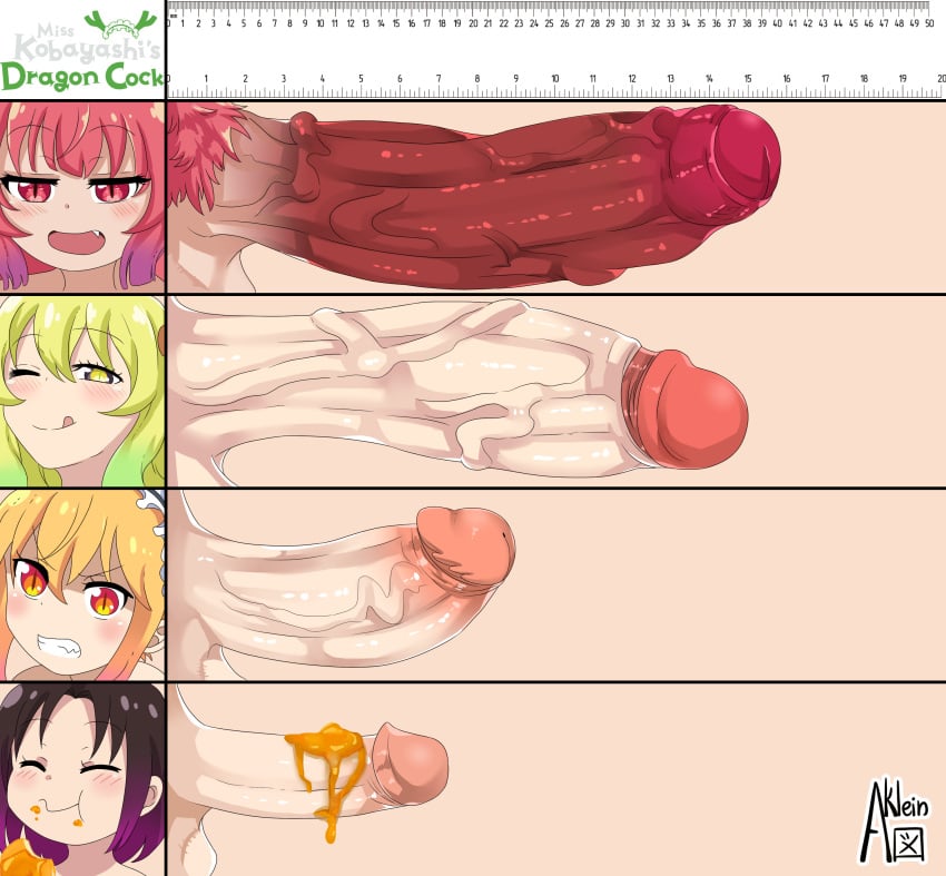 4futas alexklein balls big_balls big_penis elma_(dragon_maid) erection food food_on_penis foreskin futa_only futanari glans gradient_hair hairy honey horns huge_cock humanoid humanoid_penis hyper_penis ilulu_(dragon_maid) light-skinned_futanari light_skin meme miss_kobayashi's_dragon_maid orange_eyes pale_skin partially_retracted_foreskin penis penis_size_chart penis_size_comparison penis_size_comparison_meme penis_size_difference pink_eyes pink_hair pubic_hair quetzalcoatl_(dragon_maid) retracted_foreskin standing tohru_(dragon_maid) uncut veiny_penis yellow_eyes