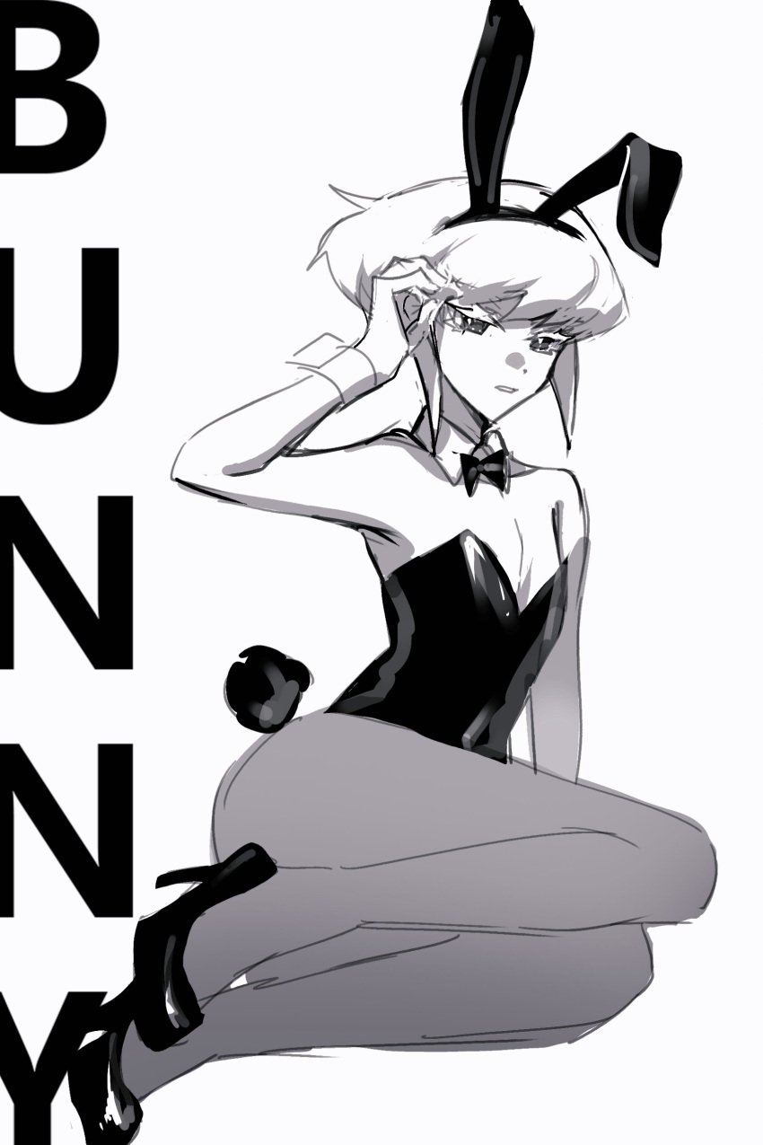 androgynous bunnysuit crossdressing femboy heels lio_fotia playboy_bunny promare t_sanft twink