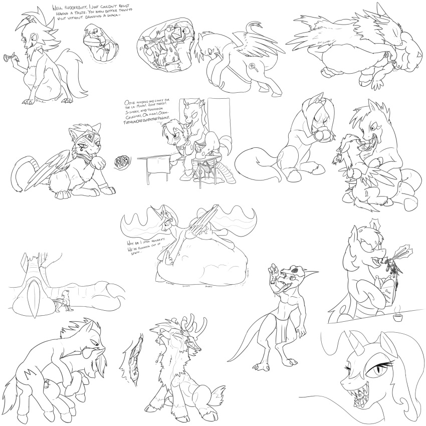 1:1 absurd_res anal anal_sex arthropod avali avian beverage blush bryce_daeless buizel burping changeling cuddling der dervali doesnotexist drinking earth_pony eeveelution eissen english_text equid equine felid feral feral_pred feral_prey friendship_is_magic gryphon hasbro hi_res horse imminent_vore internal jolteon kobold larger_pred lief_woodcock lycanroc male male/male male_pred male_prey mammal mareep micro monochrome multiple_prey my_little_pony mythological_avian mythological_sphinx mythology nightmare_moon_(mlp) nintendo oral_vore organs penetration pokémon_(species) pokemon pony princess_celestia_(mlp) princess_luna_(mlp) ruzzy same_size_vore seaward_skies southern_belle stomach stomach_bulge tatzlpony tea text tongue tongue_out video_games vore xodious zuthal