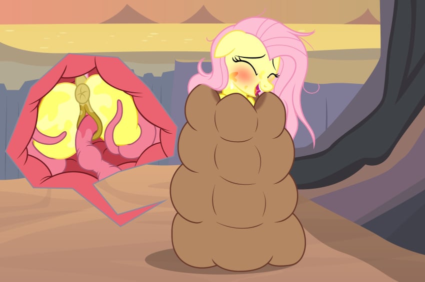 absurd_res anus badumsquish blush closed_eyes egg egg_implantation equid equine female feral fluttershy_(mlp) friendship_is_magic genitals hair hasbro hi_res horse impregnation internal like_like mammal my_little_pony nintendo oviposition penetration pink_hair pony puffy_anus pussy tentacle tentacle_penetration tentacle_sex the_legend_of_zelda vaginal_egg_implantation vaginal_oviposition video_games