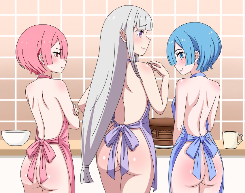 Emilia (Re:Zero) Rule 34 Image