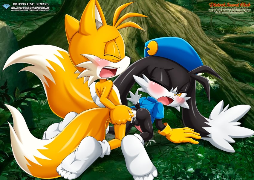 bbmbbf crossover cum cum_in_ass klonoa klonoa_(series) looking_back male_only miles_prower miles_tails_prower orgasm orgasm_from_anal palcomix partially_clothed sonic_(series) sonic_the_hedgehog_(series) tails uncontrolled_orgasm yaoi