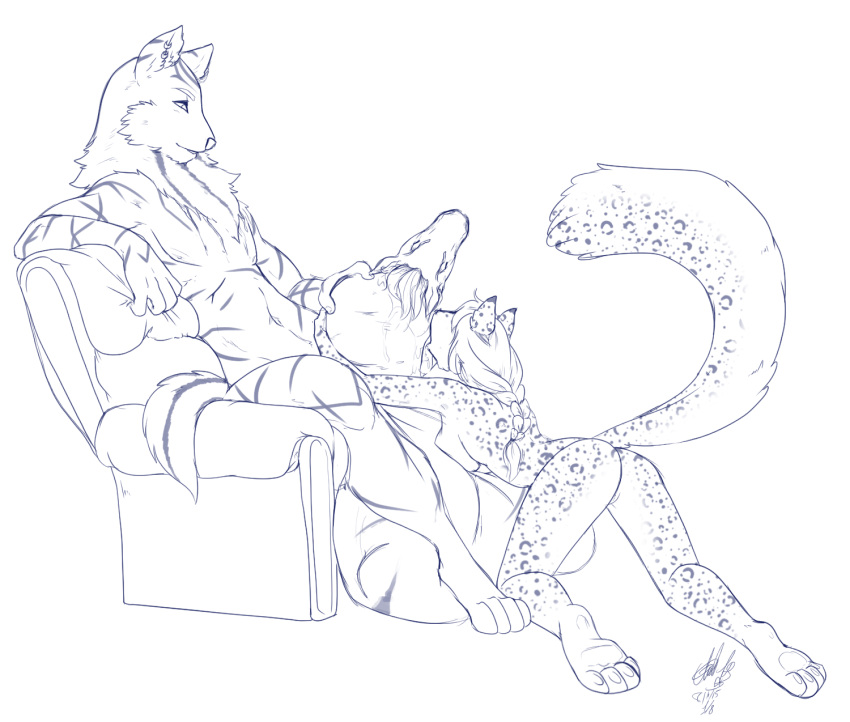2015 anthro ass balls big_balls blue_and_white braided_hair breasts canid canine canis cock_vore cock_worship dalthios equid equine felid female fey genitals group hair half-erect hi_res horse huge_balls hyper hyper_balls hyper_genitalia interspecies kneeling larger_male leopard line_art male male/female male_pred mammal monochrome muscular muscular_anthro muscular_male neck_tuft nude pantherine penile penis pussy raised_tail side_boob sitting sitting_on_chair size_difference smaller_female story story_in_description thehungrysuccubus tuft tzelle vore wolf