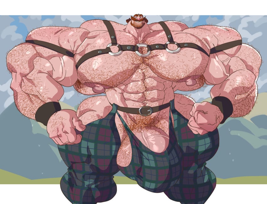 2024 bodybuilder brave bulge disney flaccid hairy_male hyper hyper_balls hyper_cock hyper_genitalia hyper_penis hyper_testicles king_fergus male male_only muscles muscular muscular_arms muscular_male penis remert solo solo_male testicles