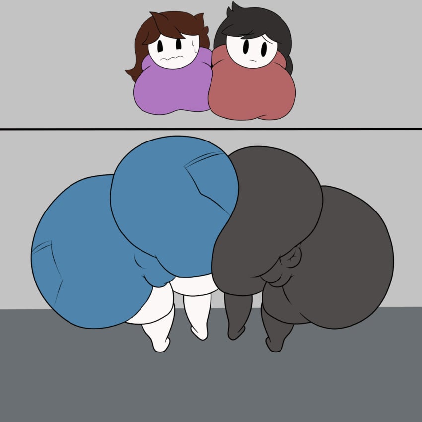 anal animated ass_bigger_than_body ass_bigger_than_head bad_anatomy big_ass big_butt cum_in_ass cum_in_pussy gaping_anus gaping_pussy jaiden jaiden_animations jaiden_dittfach jaidens_mom lynn_dittfach mother_and_daughter pantsless penetration scarecorrode shorter_than_30_seconds stuck_in_wall taking_turns