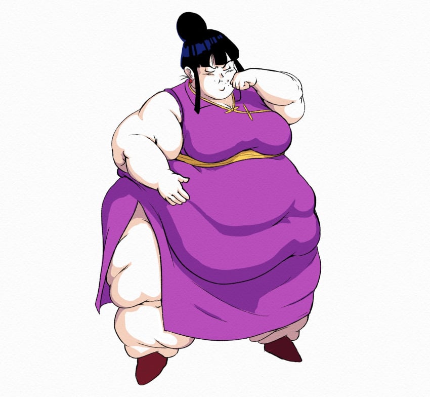 chichi dbz dragon_ball dragon_ball_super dragon_ball_z fat_female fat_fetish obese obese_female overweight overweight_female softon ssbbw