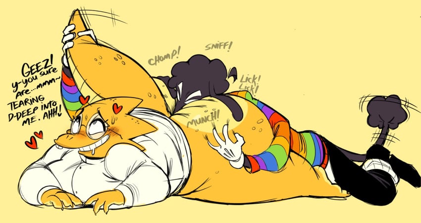 Alphys (Undertale (Series)) Rule 34 Image