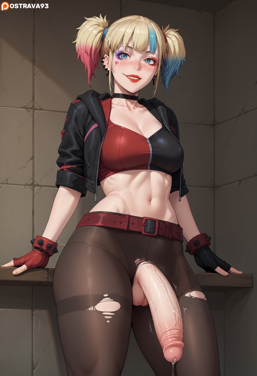 1futa 1futanari ai_generated balls big_balls big_breasts big_cock big_penis big_testicles big_thighs big_tits breasts cock dickgirl futa futa_only futanari gigantic_balls gigantic_cock gigantic_penis gigantic_testicles harley_quinn harley_quinn_(suicide_squad_isekai) hips huge_balls huge_cock huge_penis huge_testicles huge_thighs large_balls large_cock large_penis large_testicles large_thighs ostrava93 penis precum precum_bubble precum_drip precum_on_penis precum_string precum_trail stable_diffusion suicide_squad testicle testicles thighs tits veiny veiny_penis venus_body wide_hips wide_thighs