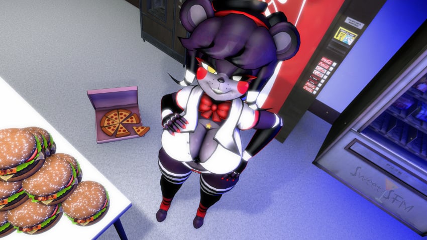 3d 3d_background 3d_model 3d_render anime anime_girl anime_style animegirl animestyle ass bear_ears bear_girl bear_tail beard bed big_ass big_breasts big_butt big_thighs black_butterfly black_nails five_nights_at_freddy's fnia freddy_(cally3d) fredina fredina's_nightclub fredina_(cally3d) frenni frenni_(cryptia) frenni_(cryptiacurves) furry furry_ass furry_female lefty lefty_(fnaf) nude nude_anthro nude_female red_blush red_makeup red_nails rule_63 russian scottgames sfm smile solo sweetysfm yellow_eyes