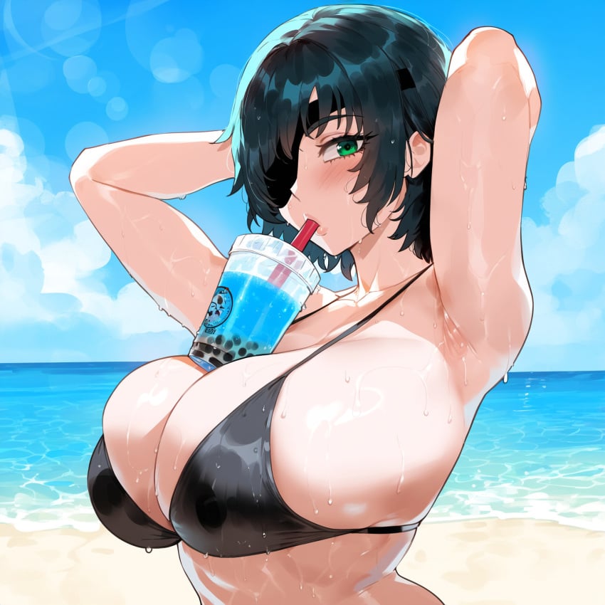 1girls ai_generated artstyle_imitation ass breasts chainsaw_man creamy_ai dat_ass female green_hair high_resolution himeno_(chainsaw_man) hips huge_ass huge_breasts light-skinned_female light_skin short_hair stable_diffusion tagme thiccwithaq_(ai_style) thick_thighs thighs wide_hips