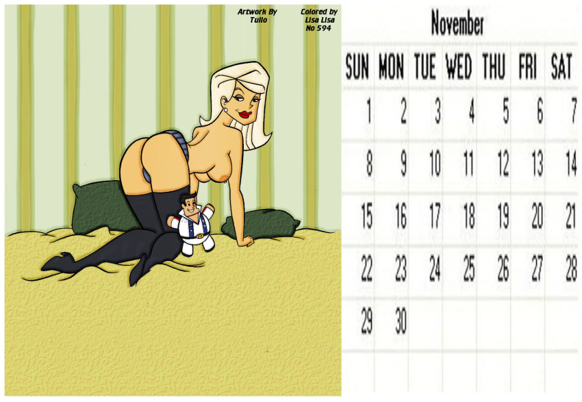 agent_k breasts calendar_(medium) disney lisa_lisa_(artist) nipples tagme the_replacements tulio