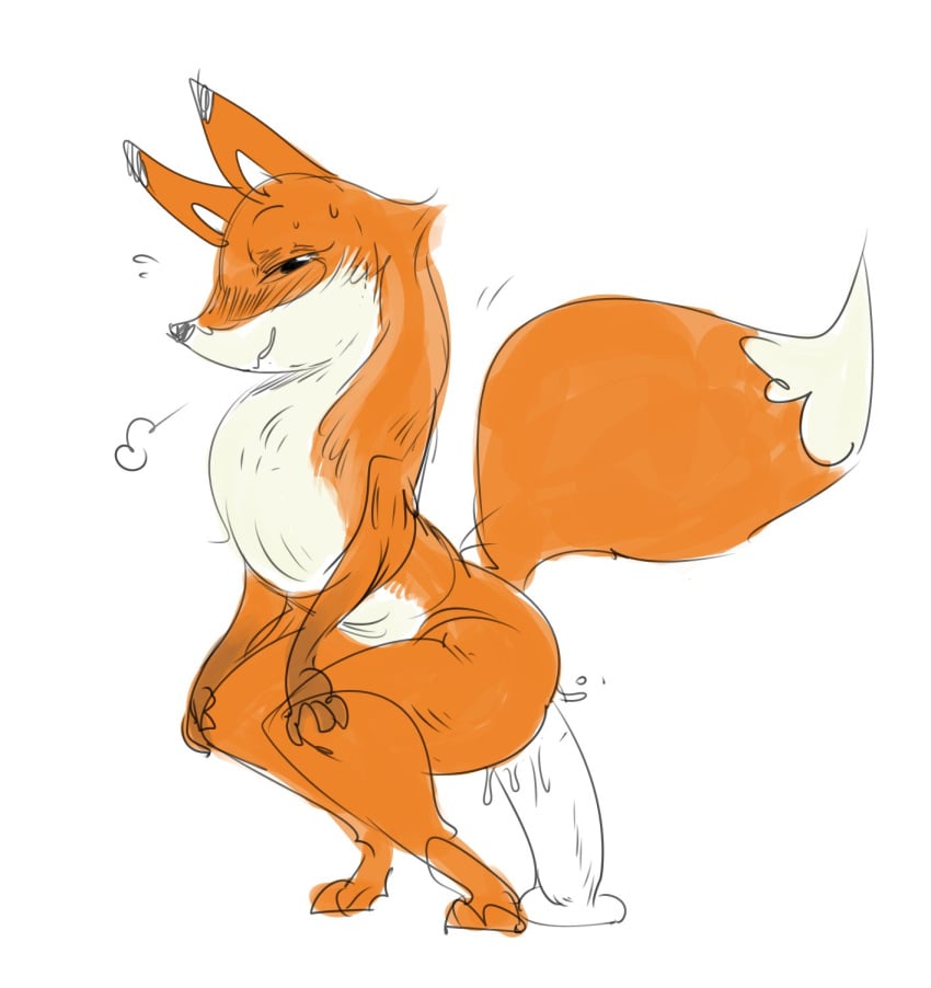 2021 ambiguous_penetration anthro anthro_penetrated armello canid canine crouching dildo dildo_sitting female fox fur hi_res looking_at_viewer looking_pleasured mammal masturbation mhdrawin narrowed_eyes nude orange_body orange_fur penetration scarlet_(armello) sex_toy solo squint toying_self video_games