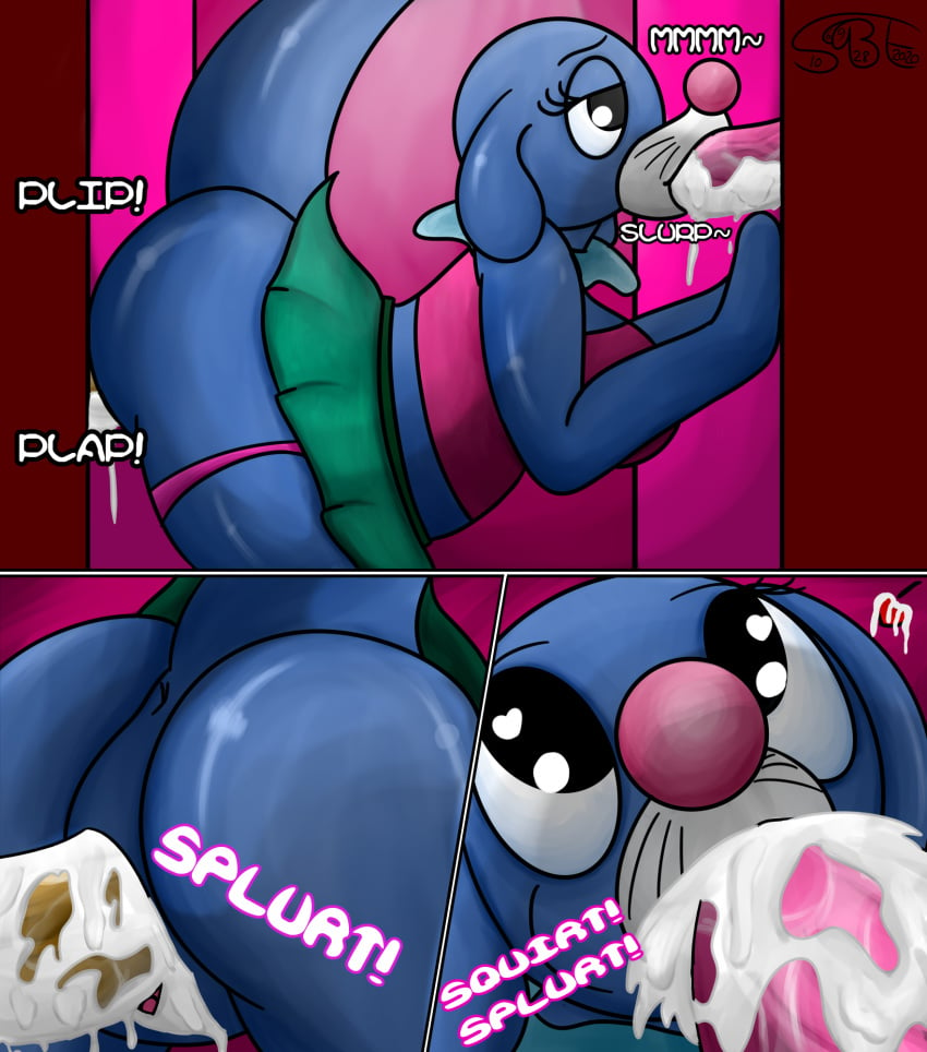 <3_eyes anthro anus ass big_butt bodily_fluids bottomwear catchlight clothed clothing comic cum cum_inside fellatio female female_penetrated fizzy_pop_the_popplio genital_fluids genitals glory_hole group group_sex heart heart_catchlight hi_res male male/female male_penetrating male_penetrating_female nintendo oral panties_pulled_down partially_clothed penetration penile penile_penetration penis penis_in_pussy pokémon_(species) pokémorph pokemon popplio raised_bottomwear raised_clothing raised_skirt sex sexybigears69 skirt solo_focus sound_effects spitroast text threesome trio underwear underwear_down vaginal_penetration vaginal_penetration video_games