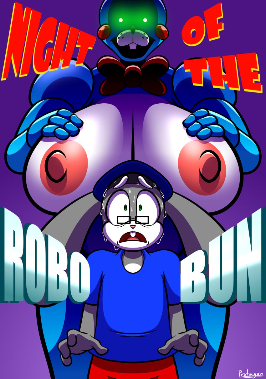 Toy Bonnie (Fnaf) Rule 34 Image
