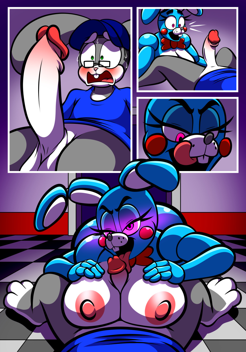 Toy Bonnie (Fnaf) Rule 34 Image