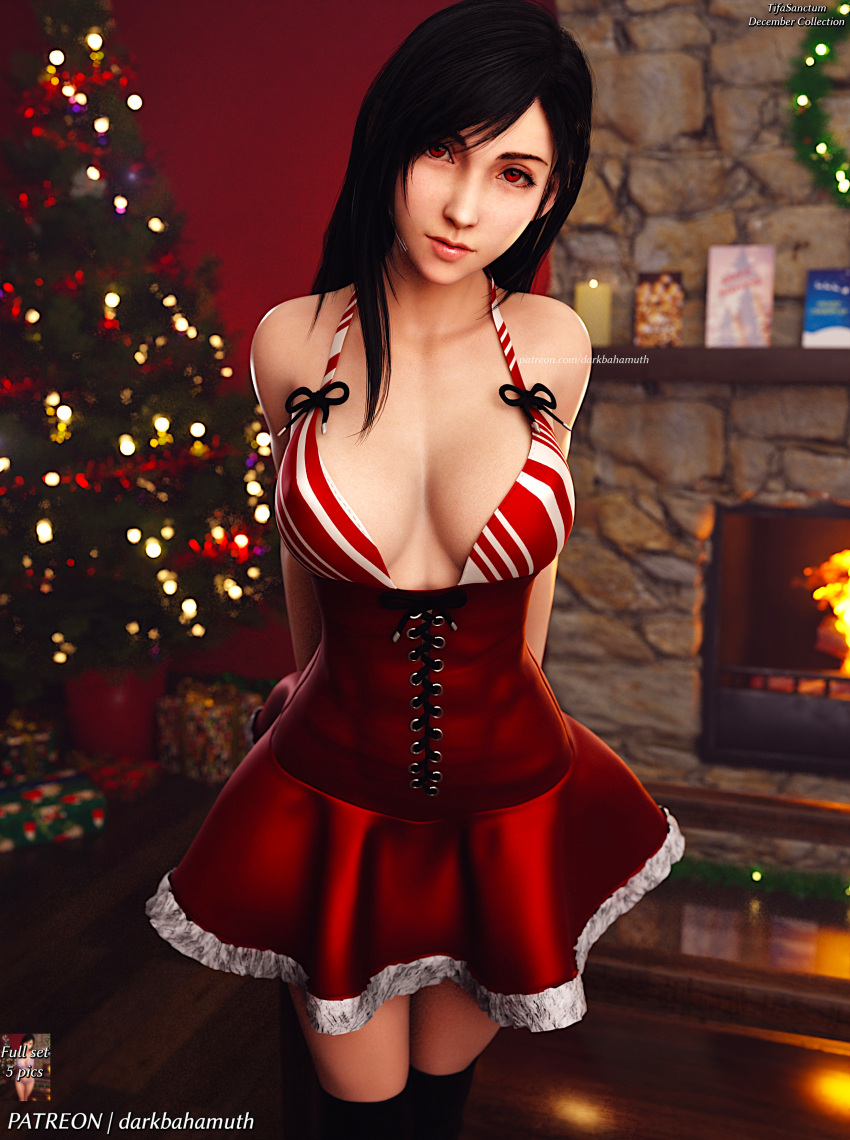 Tifa Lockhart (Christmas) Rule 34 Image