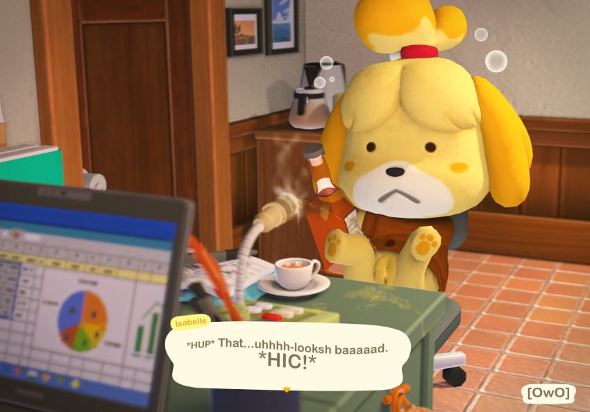 Isabelle (Animal Crossing) Rule 34 Image