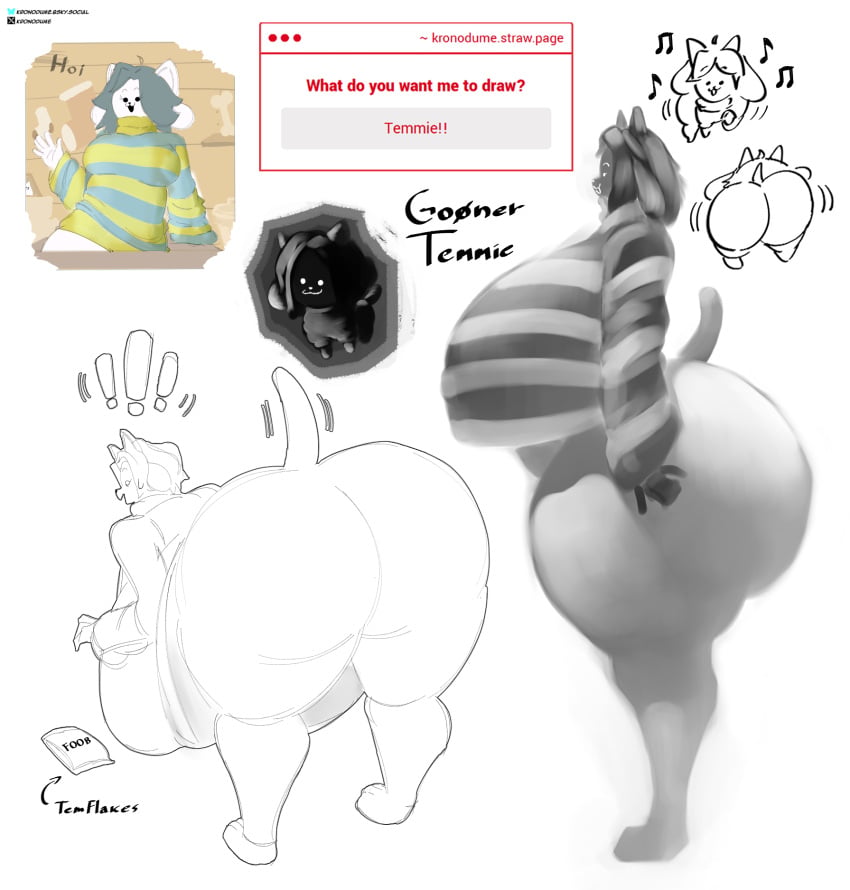Temmie (Deltarune) Rule 34 Image