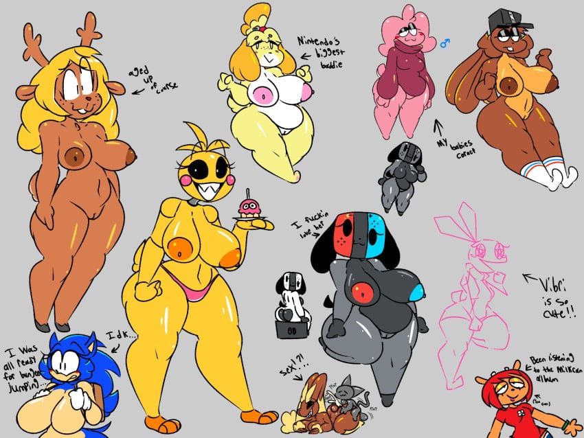 1boy animal_crossing areolae barefoot breasts bunny canine character_request completely_nude completely_nude_female copyright_request deltarune drawpile female five_nights_at_freddy's five_nights_at_freddy's_2 full_body isabelle_(animal_crossing) lammy_lamb looking_at_viewer lopunny male naked naked_female nintendo nintendo_switch nipples noelle_(deltarune) nude nude_female pants_juice pokemon pussy rule_63 sex smile sonic_(series) sonic_the_hedgehog sonique_the_hedgehog switch_dog toy_chica_(fnaf) um_jammer_lammy vibri