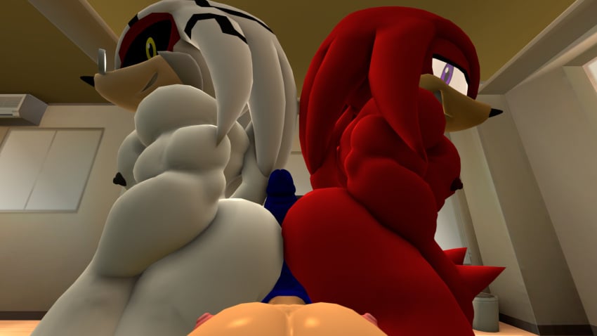 3boys 3d 3d_model aerolae anthro ass ass_focus ass_to_ass ass_up assjob bara barazoku bedroom biceps black_sclera blue_fur buttjob collaborative collaborative_assjob collaborative_buttjob collaborative_hot_dogging collaborative_sex doctor_finitevus echidna erection eulipotyphlan fangs first_person_view foreplay furry gay glasses grin hedgehog hotdogging knuckles_the_echidna looking_at_viewer mammal muscular nipples nude outercourse penis penis_between_ass penis_between_cheeks pov purple_iris red_fur sega smile sonic_(series) sonic_the_hedgehog sonic_the_hedgehog_(archie) sonic_the_hedgehog_(comics) sonic_the_hedgehog_(series) source_filmmaker source_filmmaker_(artwork) spiked_knuckles tan_fur teeth threesome trio two_on_one white_fur yellow_iris yiff