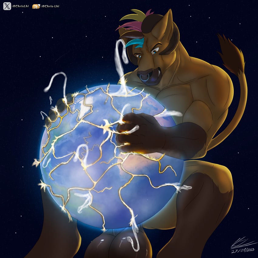 absurd_res anthro ass balls big_balls big_butt bodily_fluids bovid bovine cattle chrislhi cosmic_background cum destruction earth evil_face evil_grin excessive_cum excessive_genital_fluids explosion explosive_orgasm genital_fluids genitals hi_res holding_planet huge_butt macro male mammal muscular muscular_anthro muscular_male planet planet_destruction planet_penetrated size_difference smile smirk solo space space_background