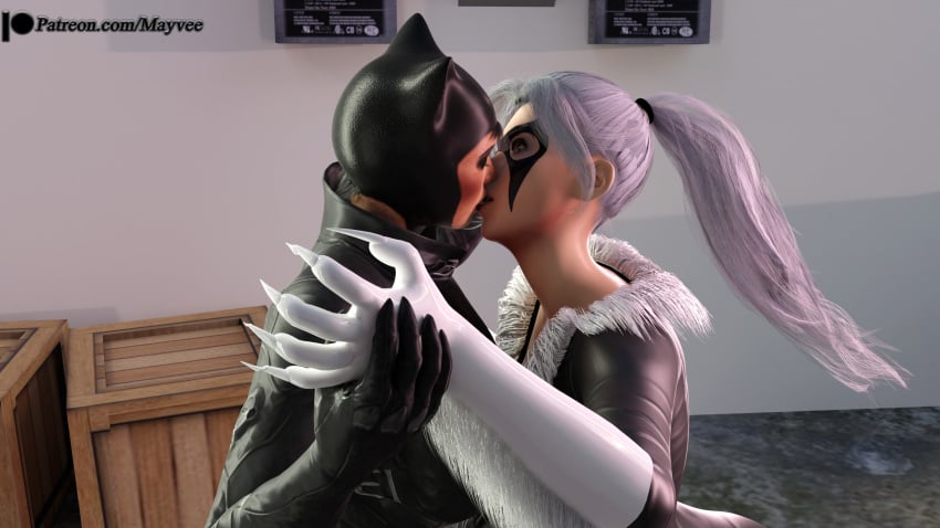 2girls 3d batman:_arkham_city batman_(series) big_ass big_breasts big_thighs black_cat_(marvel) breasts bust busty catwoman catwoman_(arkham) catwoman_(arkham_city) chest crossover curvaceous curvy curvy_figure dc dc_comics felicia_hardy female hips hourglass_figure huge_ass huge_breasts large_ass large_breasts legs light-skinned_female light_skin marvel marvel_comics mature mature_female mayvee selina_kyle slim_waist spider-man_(series) thick thick_hips thick_legs thick_thighs thighs top_heavy voluptuous voluptuous_female waist white_hair wide_hips wide_thighs