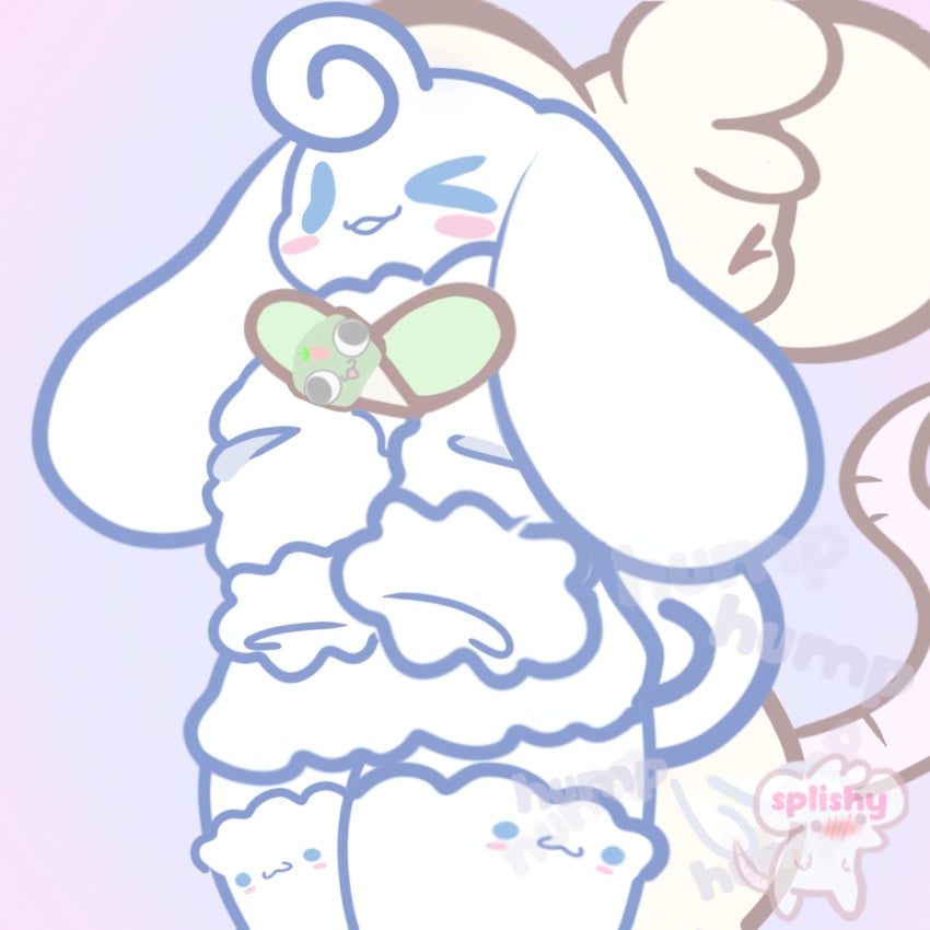 cinnamon_(cinnamoroll) cinnamoroll cinnamoroll_(series) femboy fur furry girly hump mascot mouse sanrio tail thick_thighs thighhighs