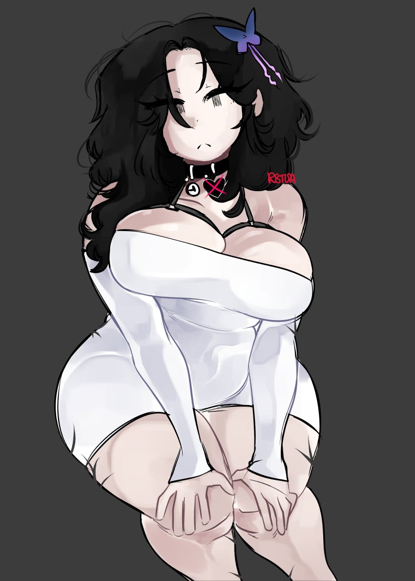 1boy 1boy1girl 1girls ass belly big_ass big_breasts breasts canine chubby dog_ears dog_girl dog_tail eyelashes eyeliner eyes female hair horny horny_female huge_ass huge_breasts huge_thighs makeup male plump puppygirl r8toa scars self-harm_scars stockings tagme thicc thick thick_legs thick_thighs thighhighs thighs tight tight_clothing tight_fit toa_(r8toa)