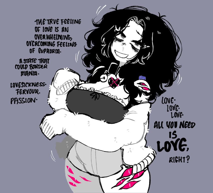 1boy 1boy1girl 1girls ass belly belly_bulge big_ass big_breasts breasts canine chubby dog_ears dog_girl dog_tail eyelashes eyeliner eyes female horny horny_female huge_breasts huge_thighs makeup male plump puppygirl r8toa scars self-harm_scars stockings tagme thicc thick thick_ass thick_legs thick_thighs thighhighs thighs toa_(r8toa)