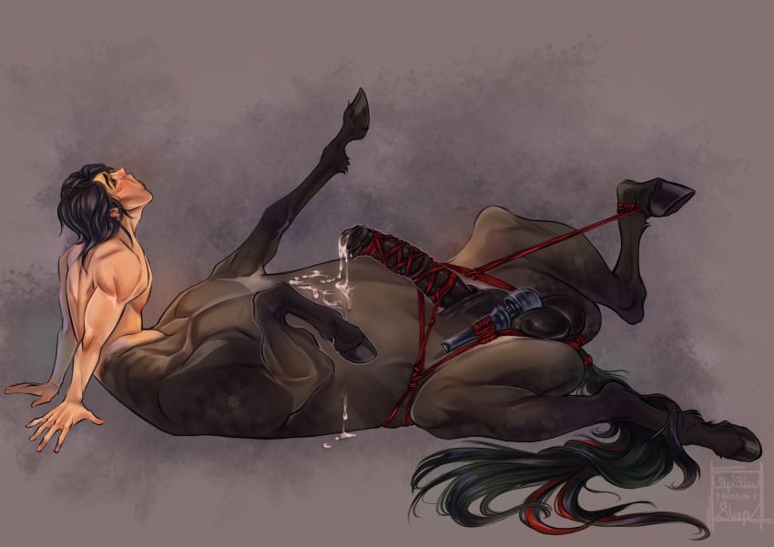 absurd_res bodily_fluids bondage bondage bound captainneedsnosleep centaur cum cum_on_self equid equid_taur equine european_mythology fionn_(drakengarth) genital_fluids genital_rope genitals greek_mythology hi_res horse humanoid_taur male mammal mammal_taur mythology penile penis penis_rope quadruped restraints rope rope_around_penis rope_bondage sex_toy solo tail taur vibrator vibrator_on_penis wand_vibrator