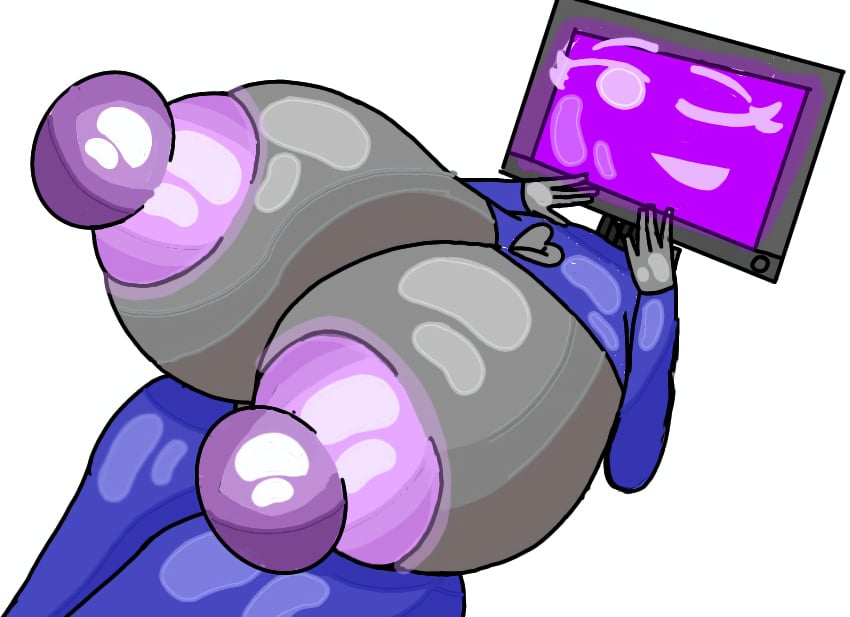 big_boobs big_breasts tv tv_head xd