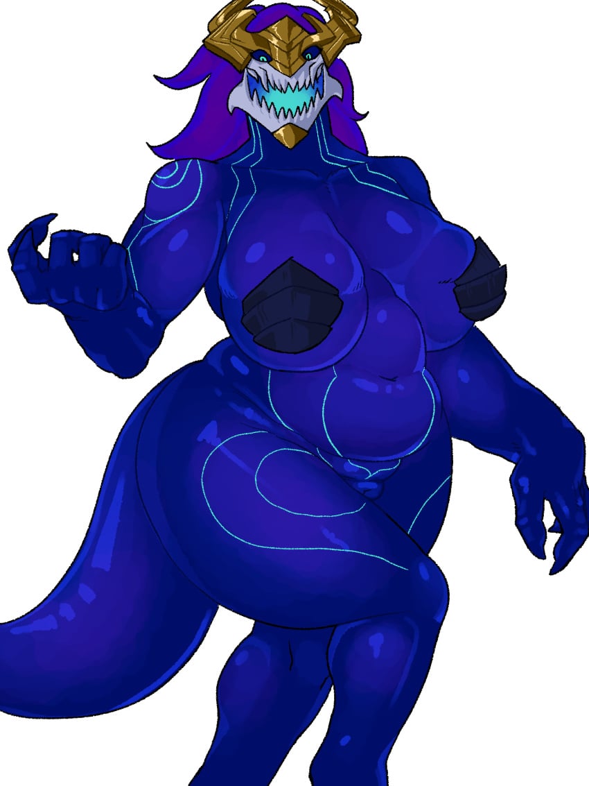 absurd_res anthro anthrofied aurelion_sol aurelion_sol_(lol) big_breasts blue_eyes blue_markings blue_sclera breasts ddguy dragon female genitals grey_body hair hi_res huge_breasts league_of_legends markings mythological_creature mythological_scalie mythology navel nude open_mouth overweight overweight_female pasties pupils purple_hair pussy riot_games rule_63 scalie sharp_teeth simple_background slit_pupils solo teeth tencent thick_thighs white_background wide_hips