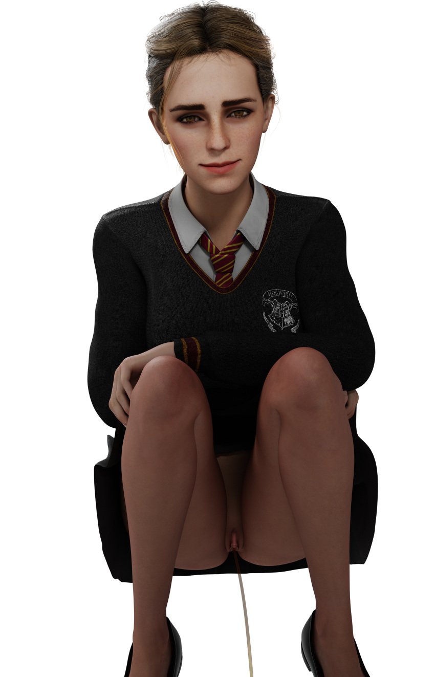 harry_potter hermione_granger peeing smile uncensored