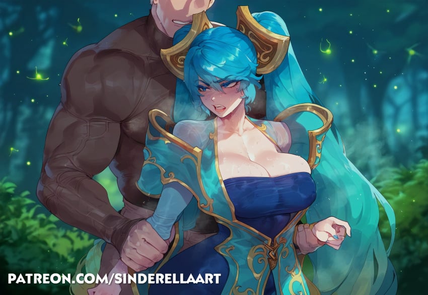 1boy1girl ai_generated big_breasts big_breasts breasts_bigger_than_head busty cleavage commission curvaceous female forced huge_breasts large_breasts league_of_legends league_of_legends:_wild_rift patreon patreon_url patreon_username rape raped riot_games sinderellaart sona_buvelle tencent thick thick_legs thick_thighs video_game video_game_character video_games voluptuous voluptuous_female